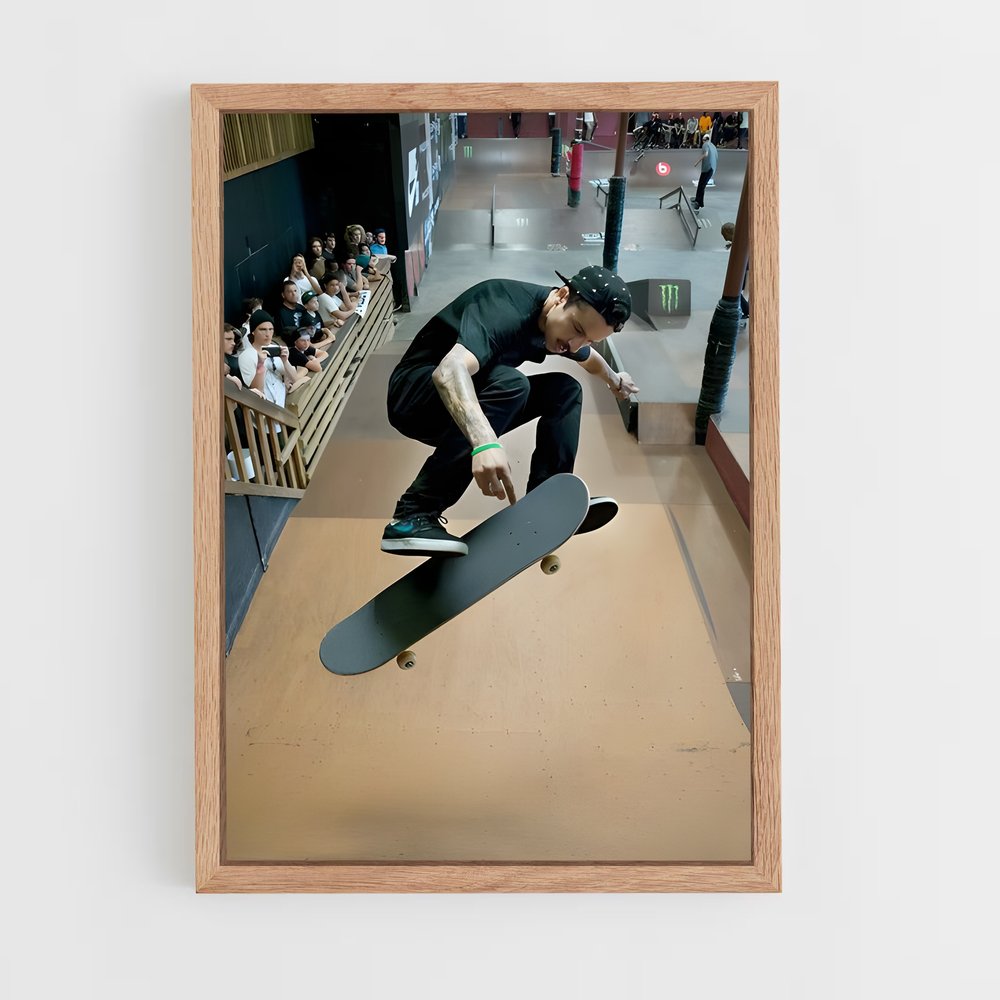 Poster Trickster en Mouvement – affiche Skateboard (vue 4)